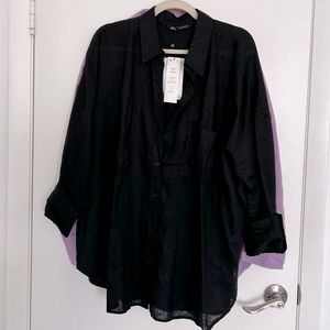 💯 Authentic Zara Linen Shirt